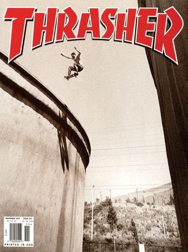 Thrasher Magazine cover - Novermber, 1997