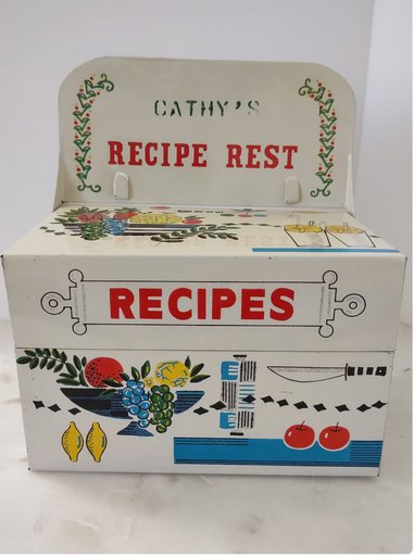 Tin Recipe Box