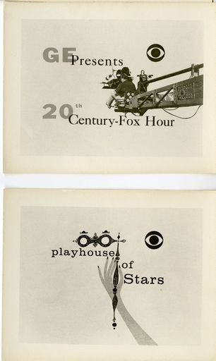 Title Cards for CBS Television (50s-60s)