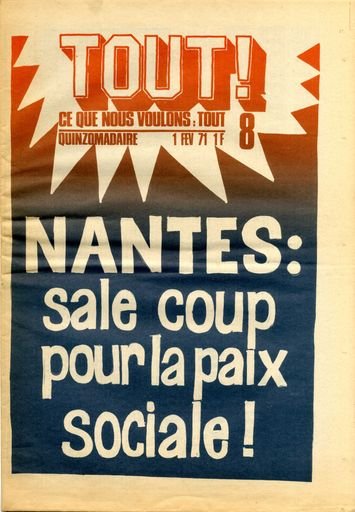 Tout ! Tout ce que nous voulons: tout