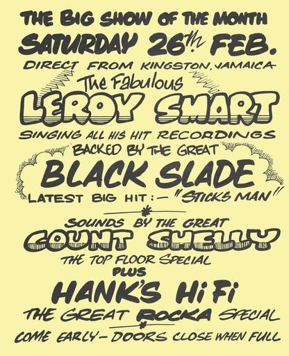 UK Underground Sound System Culture Flyers