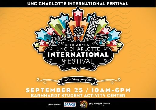 UNC Charlotte 35th Annual International Festival Advertisement