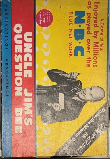 Uncle Jim's Question Bee Card Game in Box