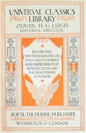 Universal Classics Library Frontispiece and Illustrations