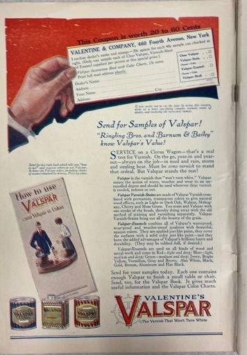 Valspar Paint Advertisement