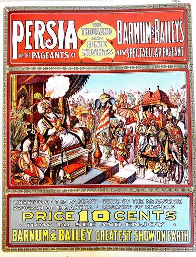 Various Ads from Barnum & Bailey's Circus Program (1916)
