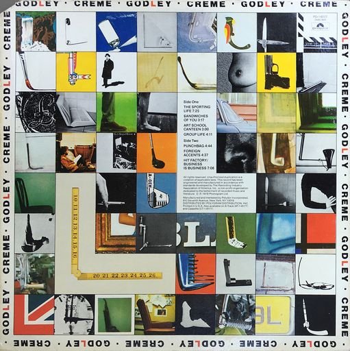 Vinyl Cover for “L” by Godley & Creme