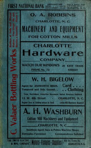 Walsh's Charlotte, North Carolina City Directory [1907]