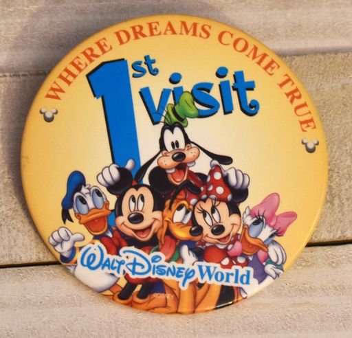 Walt Disney World 1st Visit Button