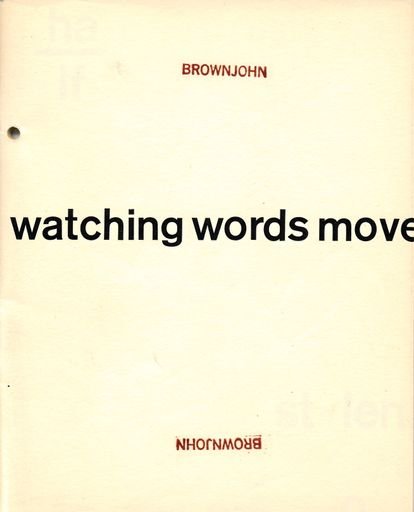 watching words move 