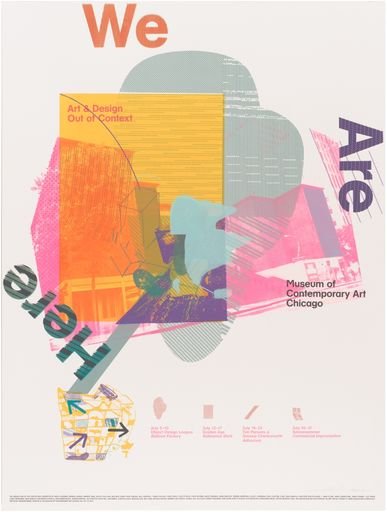 We are Here: Art and Design Out of Context poster
