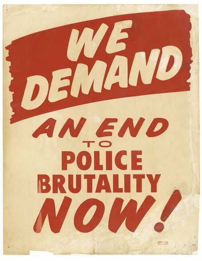 WE DEMAND AN END TO POLICE BRUTALITY NOW