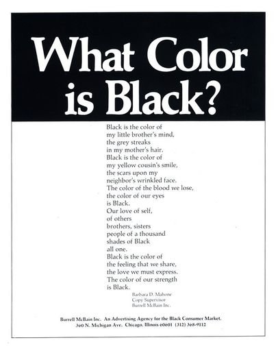 What Color Is Black?