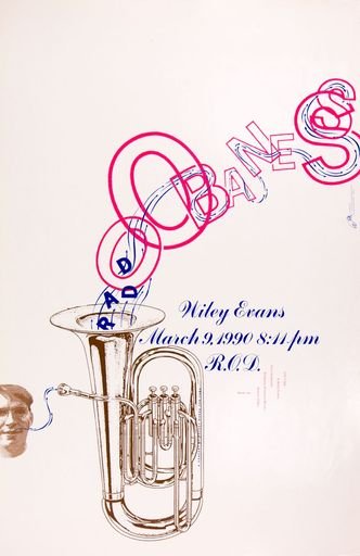 “Wiley Evans” poster for performance