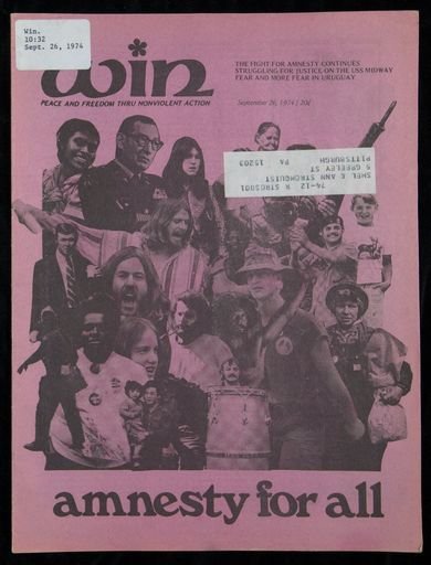 Win Peace and Freedom Through Nonviolent Action; vol. 10, no. 32