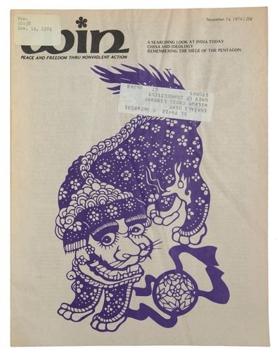 Win Peace and Freedom Through Nonviolent Action; vol. 10, no. 38