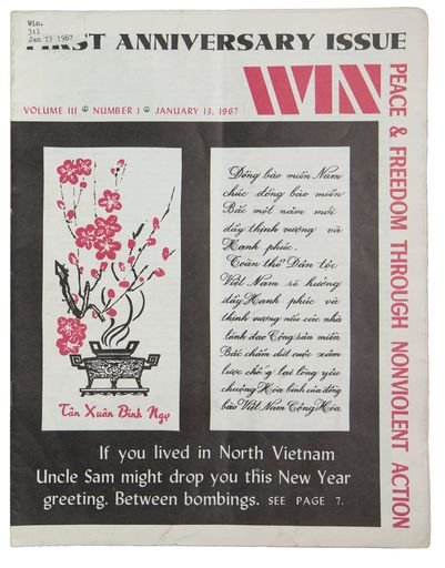 Win Peace and Freedom Through Nonviolent Action; vol. 3, no. 1