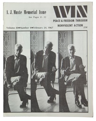 Win Peace and Freedom Through Nonviolent Action; vol. 3, no. 4