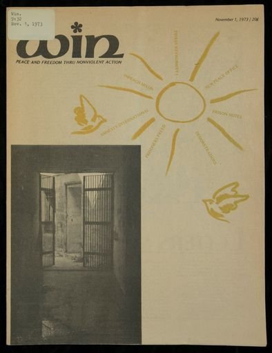 Win Peace and Freedom Through Nonviolent Action; vol. 9, no. 32