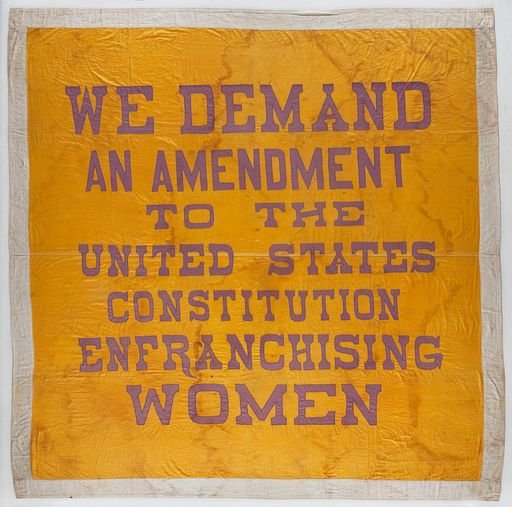 Woman Suffrage Banner