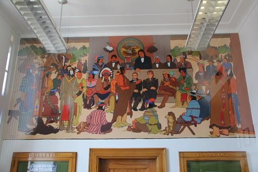 WPA Mural “Grand Council of 1842”