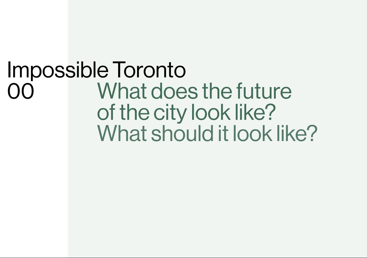 Impossible Toronto