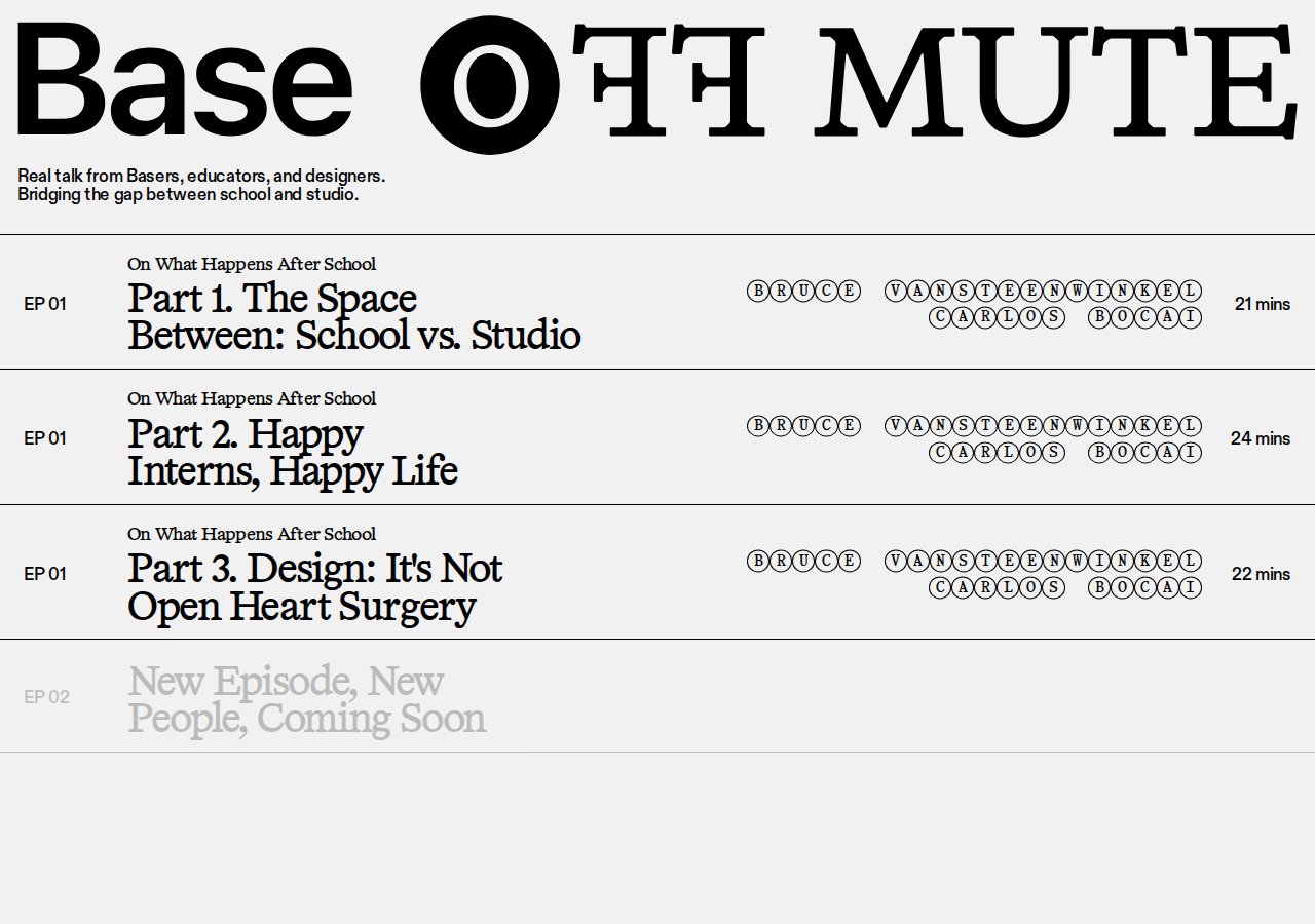 Base Off Mute