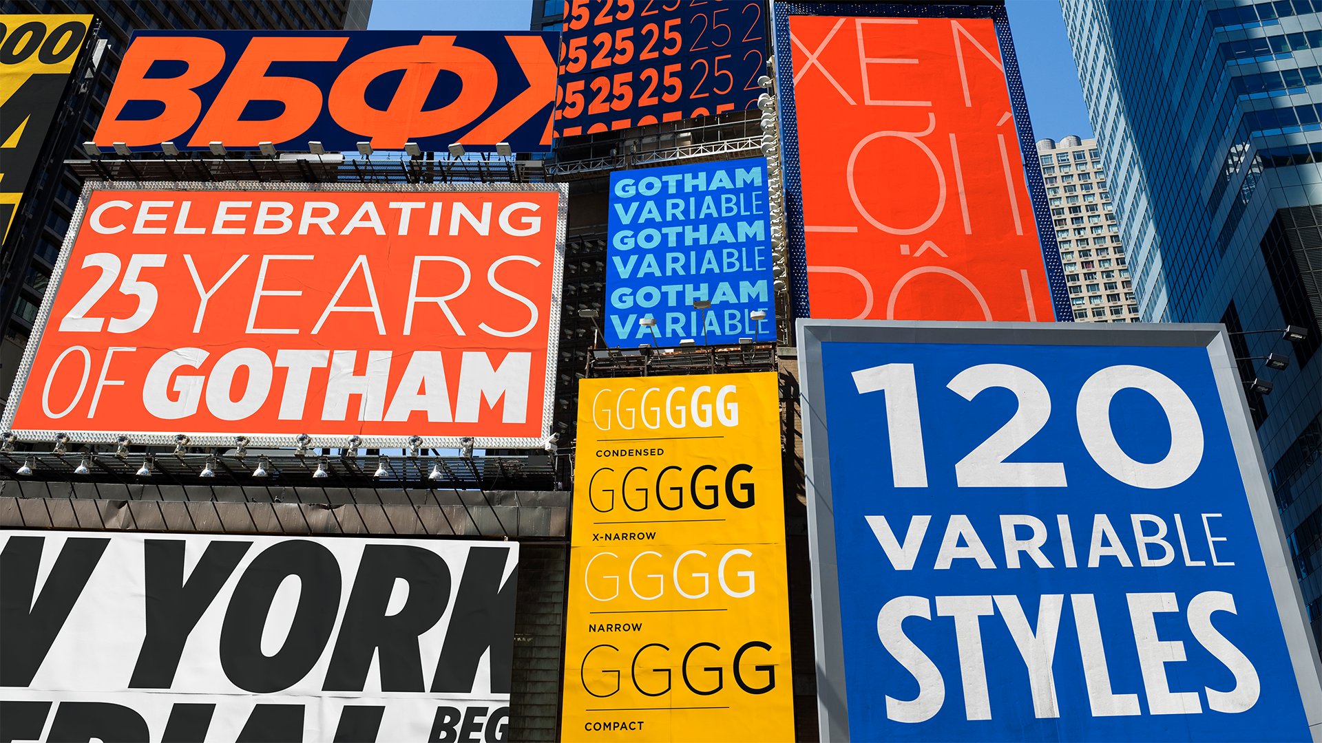Monotype Celebrates 25 Years of Gotham with Release of Gotham Variable Typeface