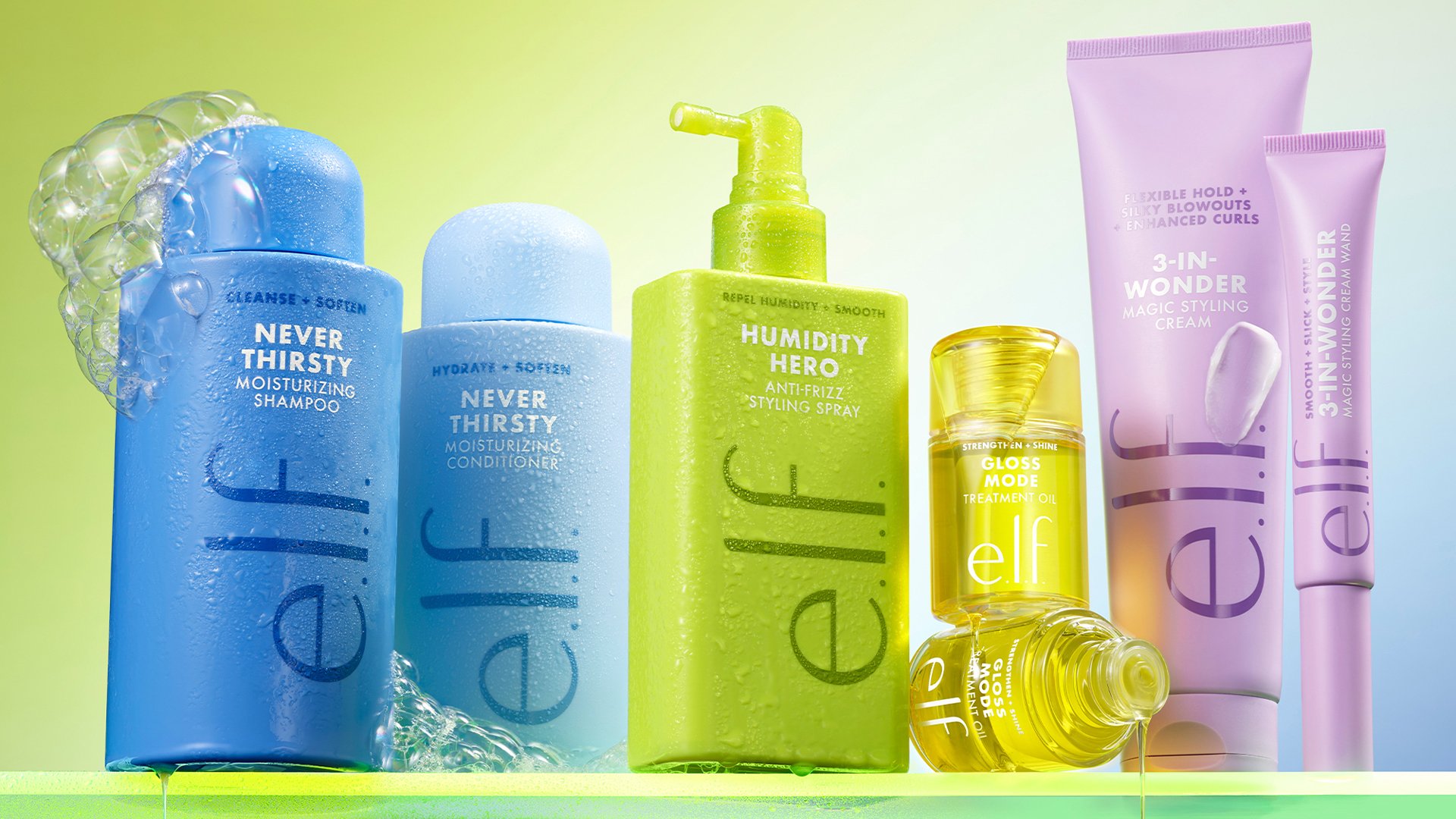 e.l.f. Hair Launches With Pastel-Powered Packaging