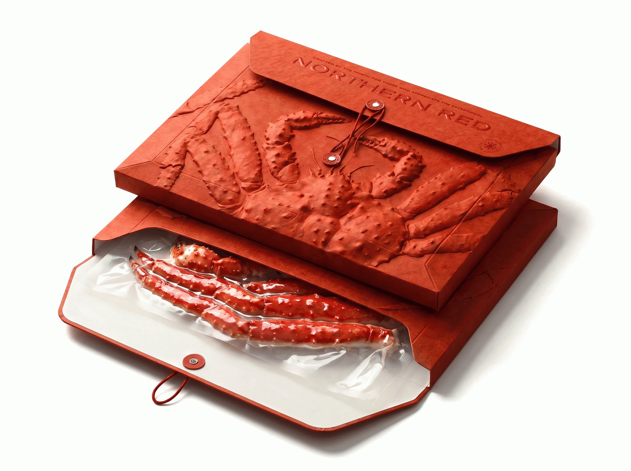 Northern Red Turns Frozen Crab Into First Class Mail