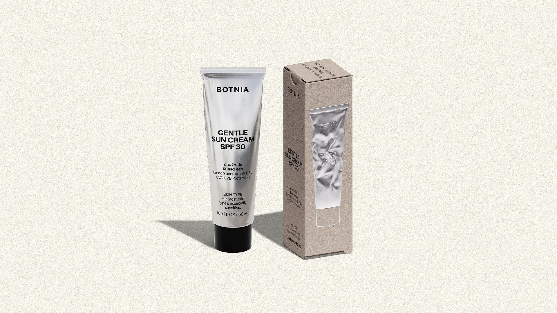 HUGMUN Showcases Botnia’s Aluminum Sun Cream Tube Via Gorgeous Embossing