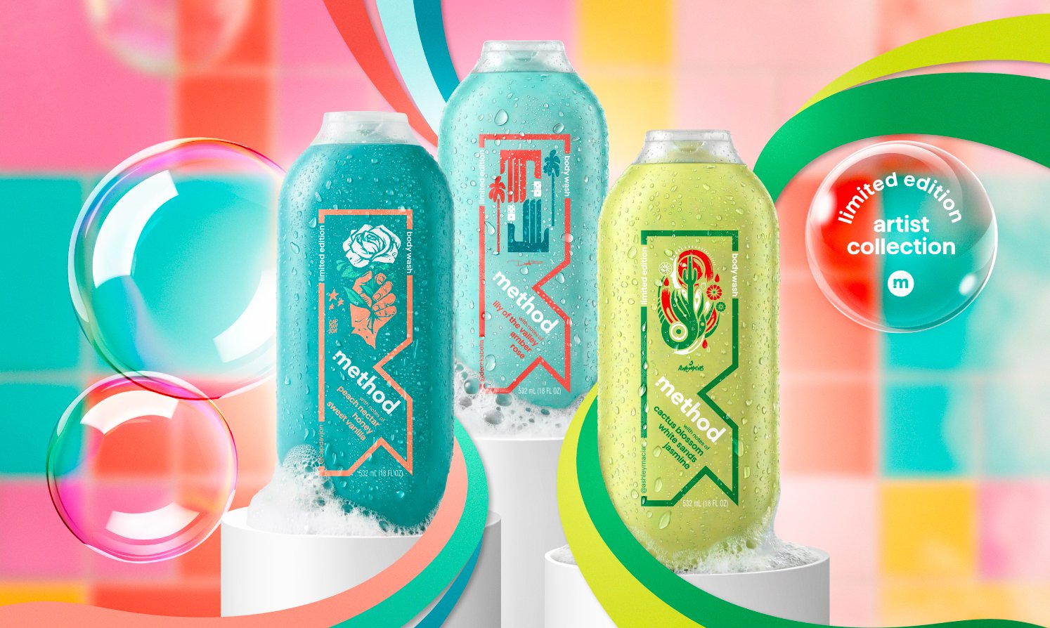 Method Turns Its Body Wash Bottles Over to Seven Latine Artists